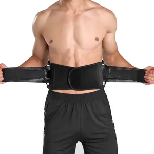 Compression Support Waist Trainer Belt |     Elastic Breathable Fitness Gym Sports Lumbar Support Belt for Men Women