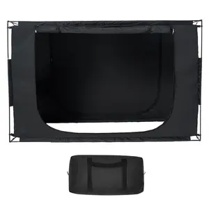 VEVOR 3 Doors Bed Tent Breathable Tent 70% Blackout with 0.37 in Fiber Poles VEVOR 3 Doors Bed Tent Breathable Tent 70% Blackout with 0.37 in Fiber Poles