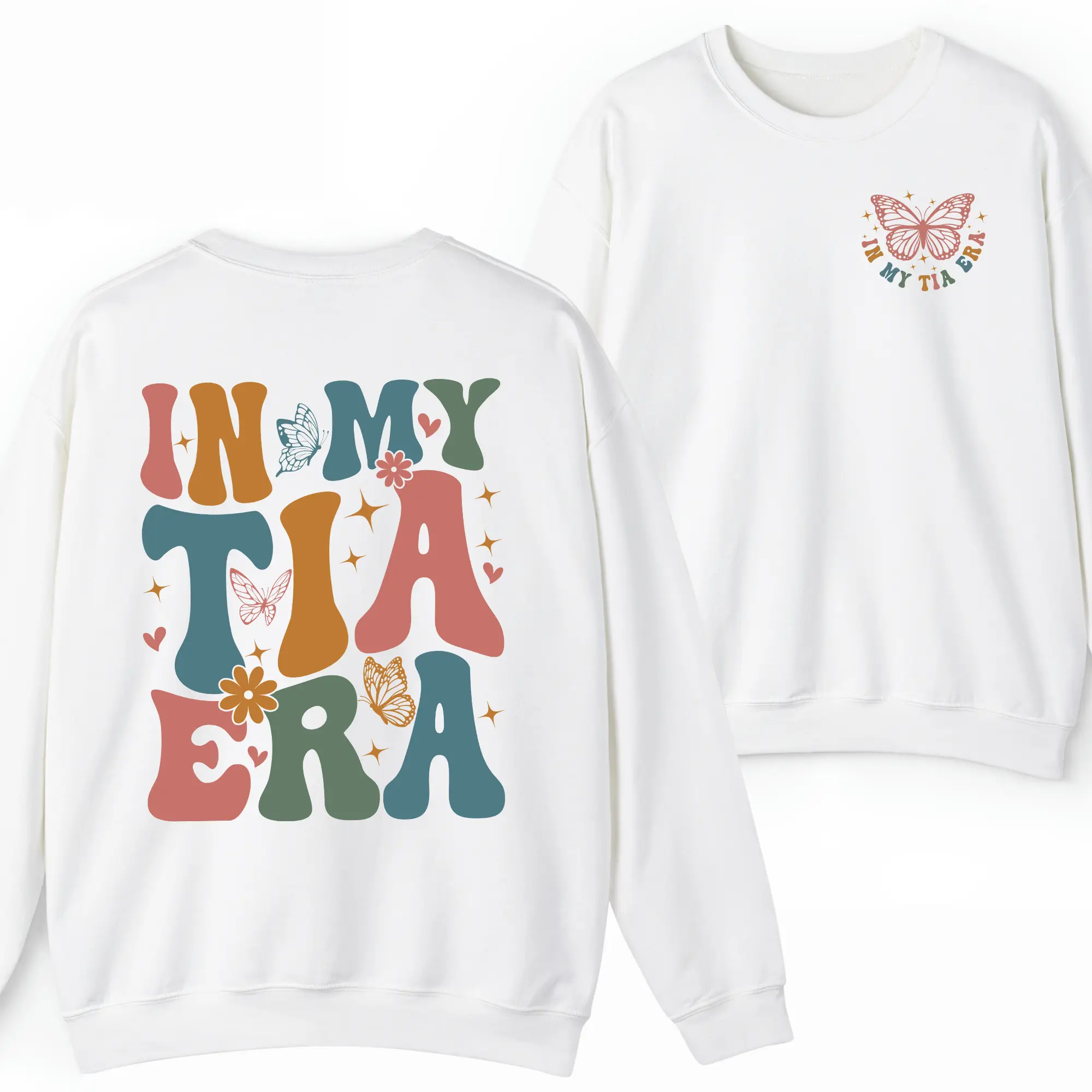 Auntie Sweatshirt, Aunt Shirt, Tia Sweatshirt, New Tia Gift, Tia To Be Shirt, Sister Gift, Baby Announcement, In My Tia Era Sweatshirt