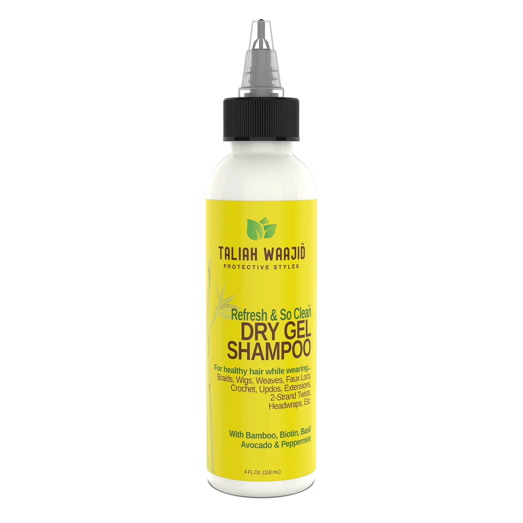 Refresh And So Clean™ Bamboo, Avocado And Peppermint Dry Gel Shampoo. 4oz