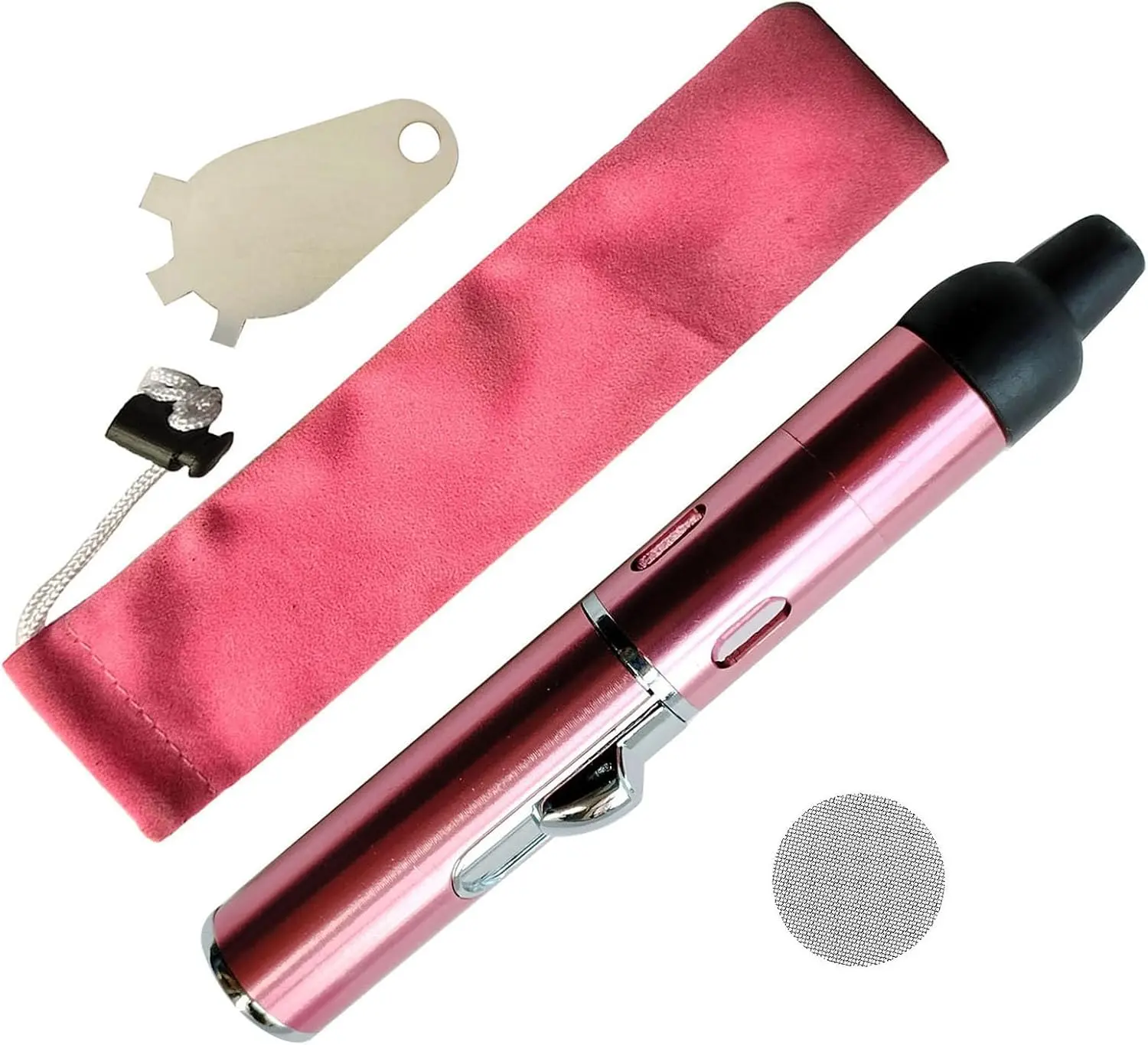 Lighter,Refillable Inflatable Lighters,-in Detachable Jet Lighter Cooking,Pink