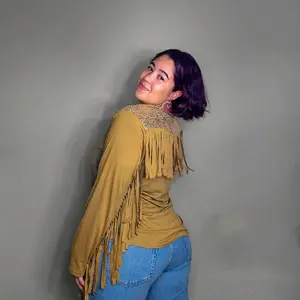 "Fringe" Long sleeve shirts