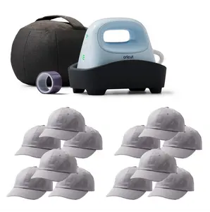 Cricut Hat Press Heat Press Machine with 12 Hats