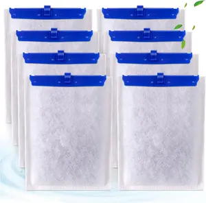 8-Pack Large Replacement Filter Cartridges Compatible with Tetra Whisper Bio-Bag Filters Large Aquarium Filter Cartridges for Whisper 20i/40i IQ20/30/45/60 PF20/30/40/60 Power Filters