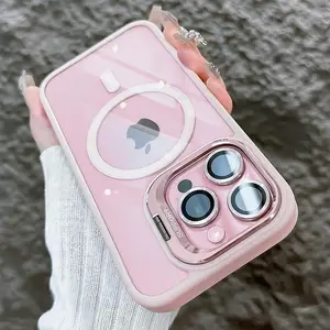 Oceantree Case For iPhone 17 16 15 14 13 12 11 Pro max Mag Safe Shockproof Case With Camera Lens Protector Films