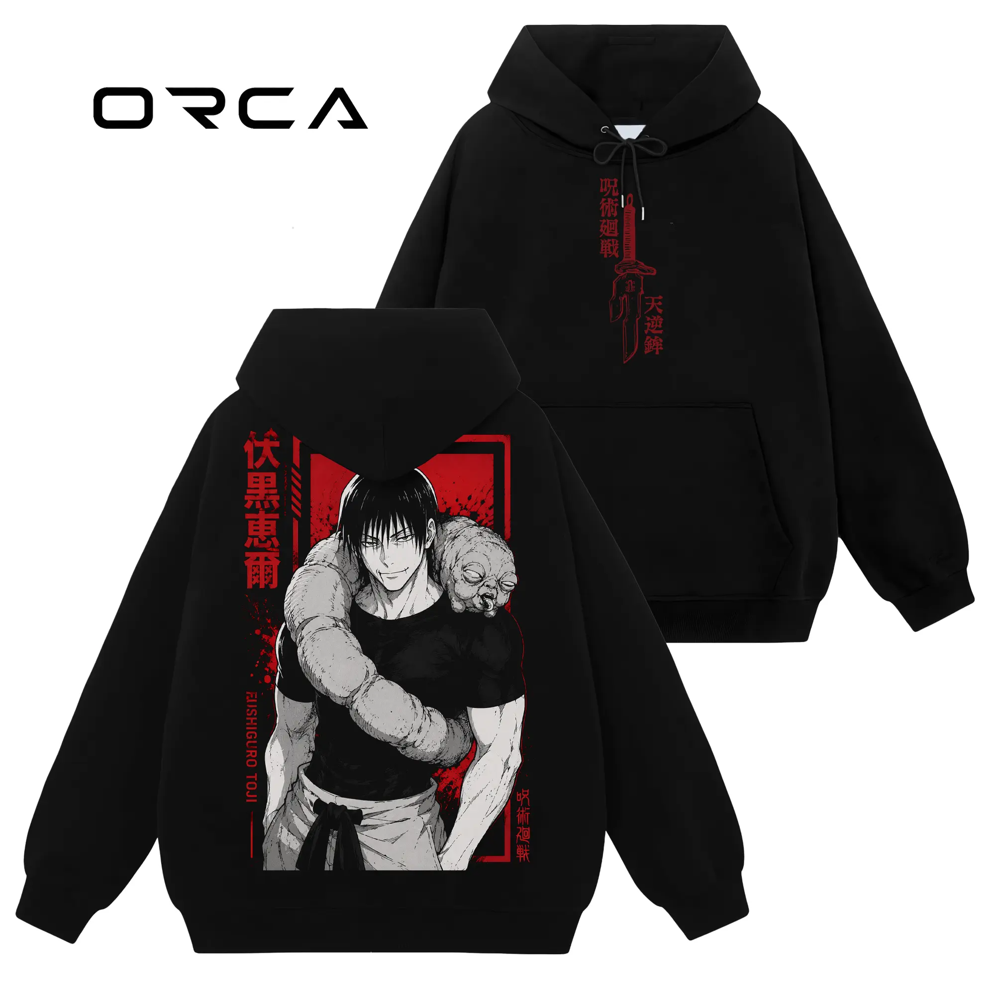 [Orca Fashion] Toji Fushiguro - Jujutsu Kaisen #190 Hoodie T-Shirt Sweatshirt, Retro Vintage Unisex Graphic 90s Cotton, Gift For Wibu, Anime Manga Y2K Streetwear