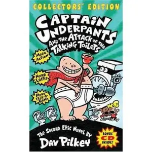 USED-Captain Underpants and the Attack of the Talking Toilets by Dav Pilkey (Hardcover)