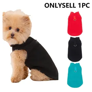 Comfortable Warm Pet Sweater for Puppy, Poodle, Dogs and Cats, Winter Essential with Leash Loop, Polyester Material, Ideal for Cold Weather Clothing