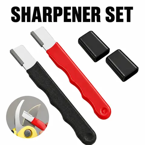 Professional Kitchen Knife Sharpener, Precision Blade Sharpening Tool with Sharpening Stone for Kitchen Knives, Easy to Use, Random Color