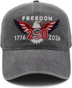 United States 250th Anniversary Hat, USA Baseball Cap 1776-2026 American Eagles Hat Patriotic Embroidered Hats for Men Women