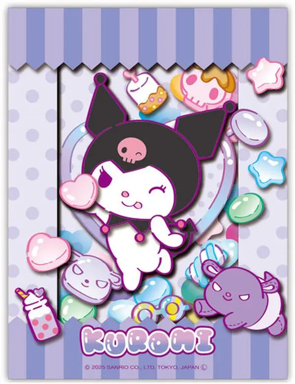 Ensky SA-M05 Sanrio Kuromi Paper Shadow Art Mini  [COLLECTIBLES] Puzzle, Paper Crafts Ideas, Easy To Assemble