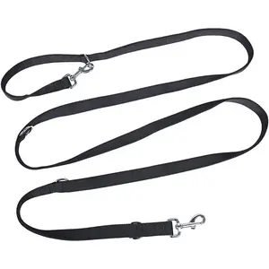 Nylon Dog Leash - Adjustable Heavy Duty Training Lead, 3m Hands Free Strong Line for Large Dogs