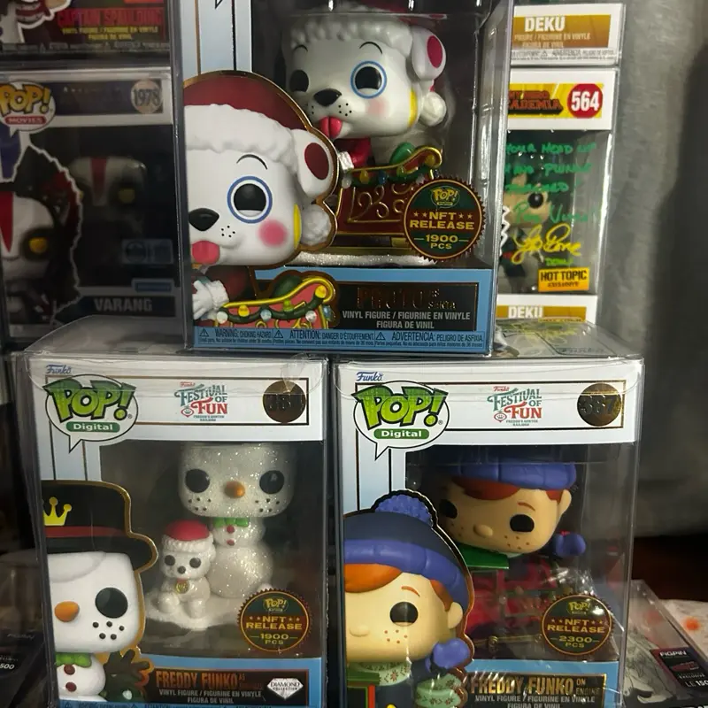 NFT Freddy Funko holiday pop bundle Limited Edition