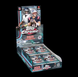 2025 Topps Chrome Football Hobby Box - NFL Football Cards