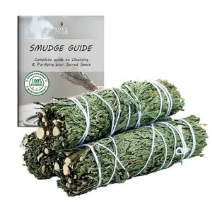 4-Inch Cedar Sage Sticks, 3 Pack, Smudge Sticks, Sage to Cleanse Home, Stress Relief