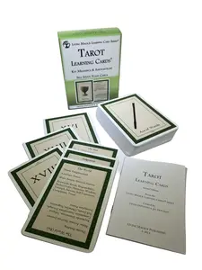 Living Magick TAROT LEARNING CARDS - Learn the fundamentals of Tarot faster and more easily - Tarot Self Study Cards, Beginners and Advanced - Major & Minor Arcana, Reversal Meanings, Keywords