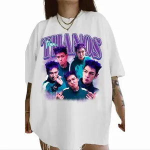 Team Thanos Squid Vintage Bootleg Shirt,, Top Thanos Rapper Shirt, Player 230, Trending Unisex Graphic Tee For Men Women