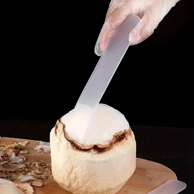 2-piece manual coconut opener, easy to grip handle, food safety, suitable for restaurants, coconut opener tool