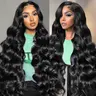Luler Hair 13x6 Thin HD Lace Frontal Body Wave Wigs Pre Plucked Pre Bleached Lace Skin Melted Brazilian Body Wave Wig 200% Density Human Hair Wigs For Women