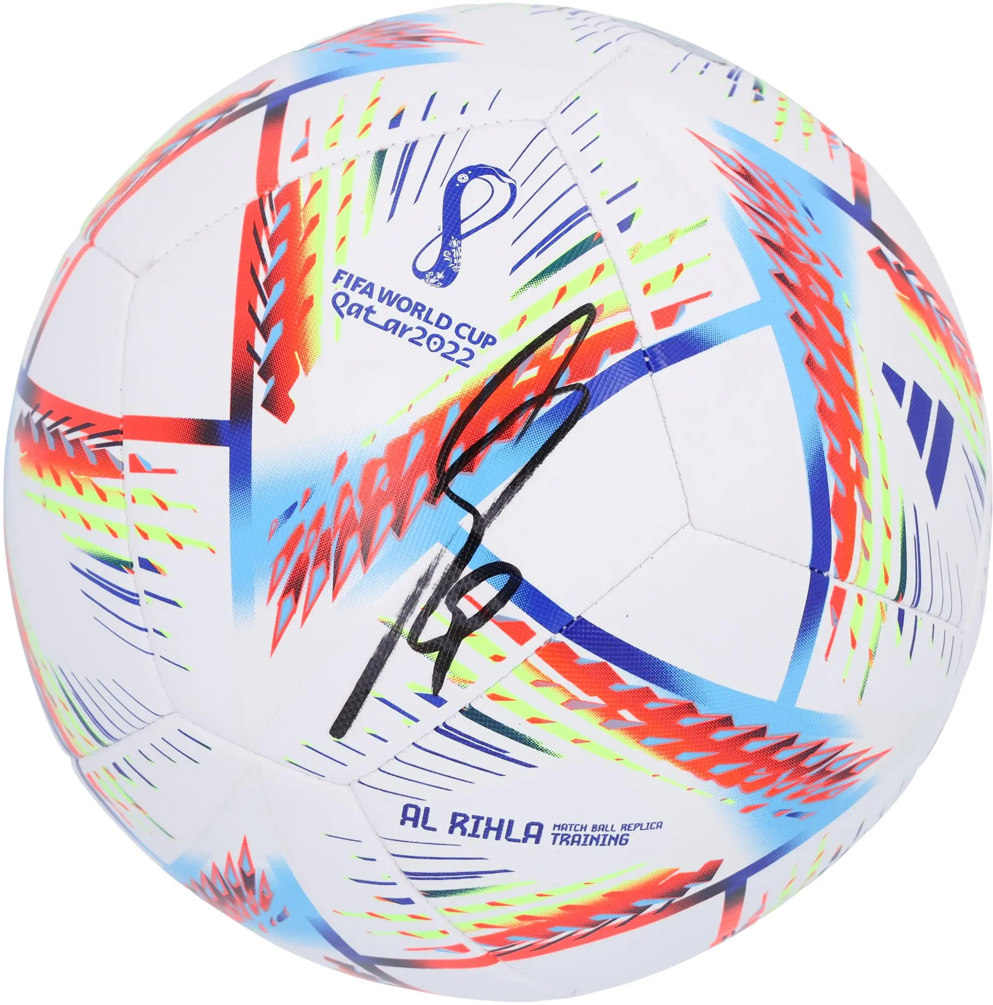 Karim Benzema France Autographed 2022 FIFA World Cup Adidas Soccer Ball - Fanatics Authentic Certified