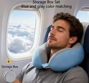 U-Shaped Neck Pillow - Lightweight, Portable Neck Support for Travelers, Home Use, Festive & Party Gift, Soft Comfortable Home Supply Companion