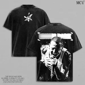 Retro Linkin Chester Bennington TShirt , Nu Metal Legacy T-Shirt, Music Graphic Tee, Rock Band Shirt, Retro Music Tee, Rock Music Lover Shirt, Vintage Band Shirts Casual Comfort Cotton Fabric Fit Top, Top Men's and Women's Clothing