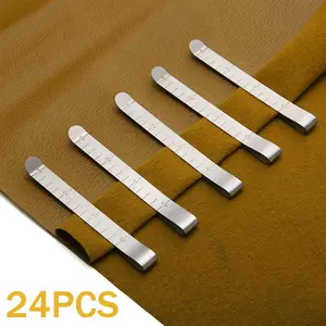 24Pcs Magnetic Sewing Clips - Secure Fabric Clamps Replace Pins for Hemming & Crafts