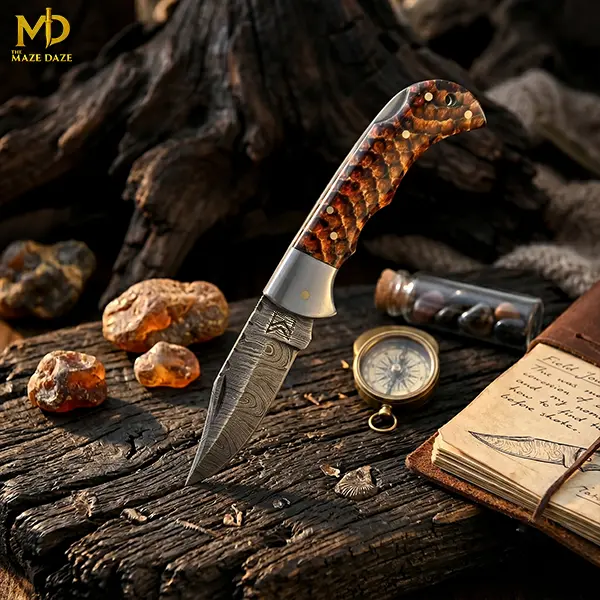 MazeDaze Multipurpose Foldable Outdoor Utility Tool with Sharpener