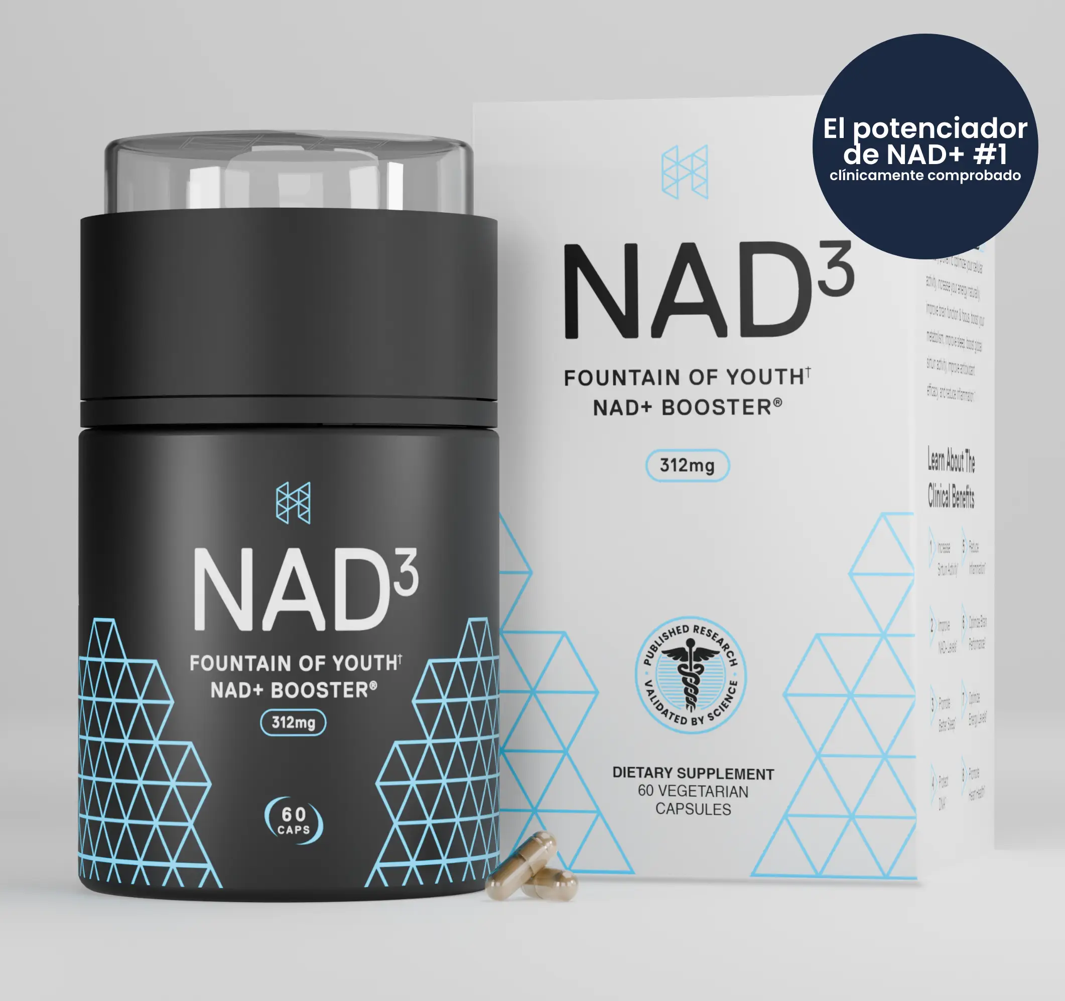 HPN NAD3 – Aumenta tus niveles de NAD+ para impulsar la longevidad y la salud ce...