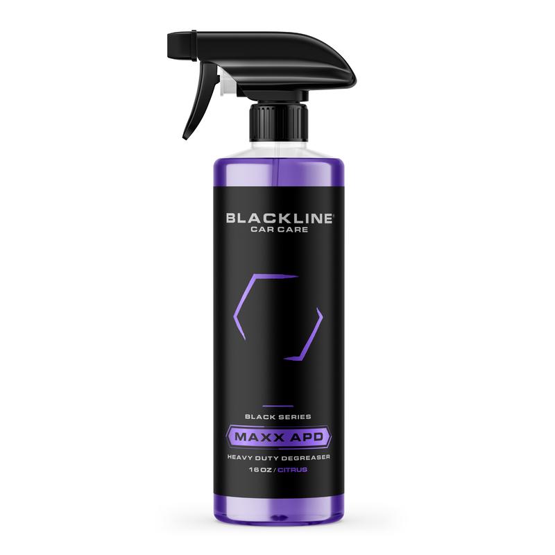 BLACKLINE Maxx APD: Heavy-duty degreaser for cars, trucks, and more. Quickly removes grease, oil, and dirt. Ideal for automotive and industrial use.