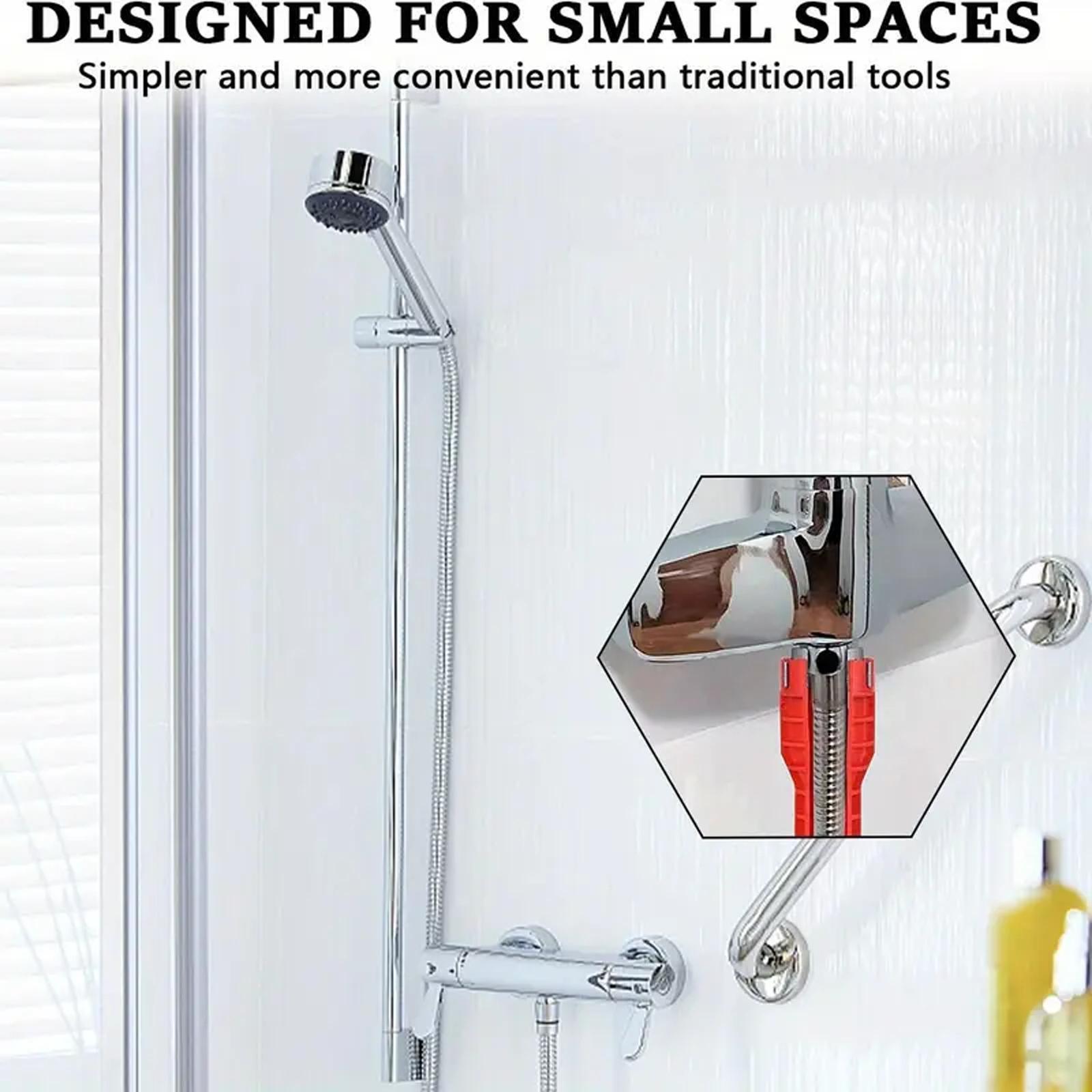 Plumber’s Best Friend: 14-in-1 Faucet Wrench – Premium Multi-Functional Pipe Wrench for Toilet, Sink, Bathroom & Kitchen Installation and Repair spanner wrench Leather Grommet Tool and Eyelet Kit Oxygen Acetylene Welding Torch Kit trach kit wrench pen