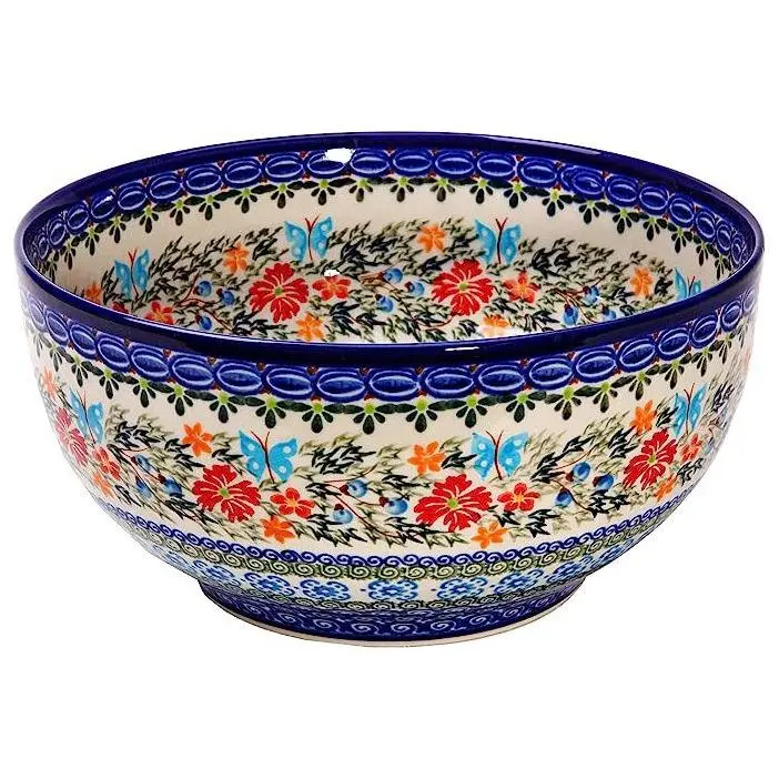 Lidia's Polish Pottery 10 Cup Serving Bowl