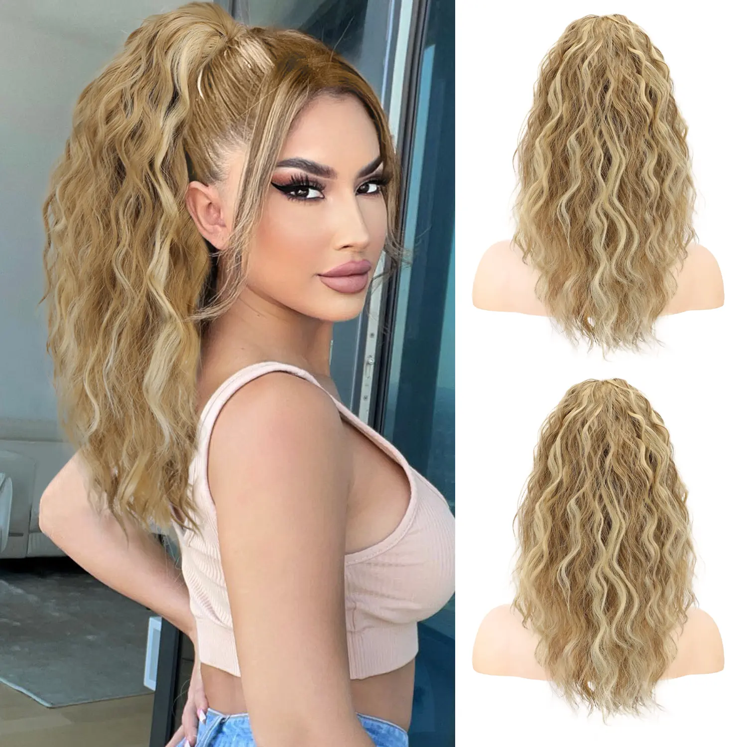 18inch-Ash Brown Mix Blonde