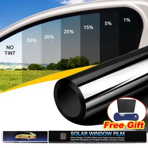 Dazone Uncut Roll Car Window Tint Film Car Windshield Sun Shade Film for Privacy Sun & Glare Protection UV Heat Blocking, Scratch Resistant
