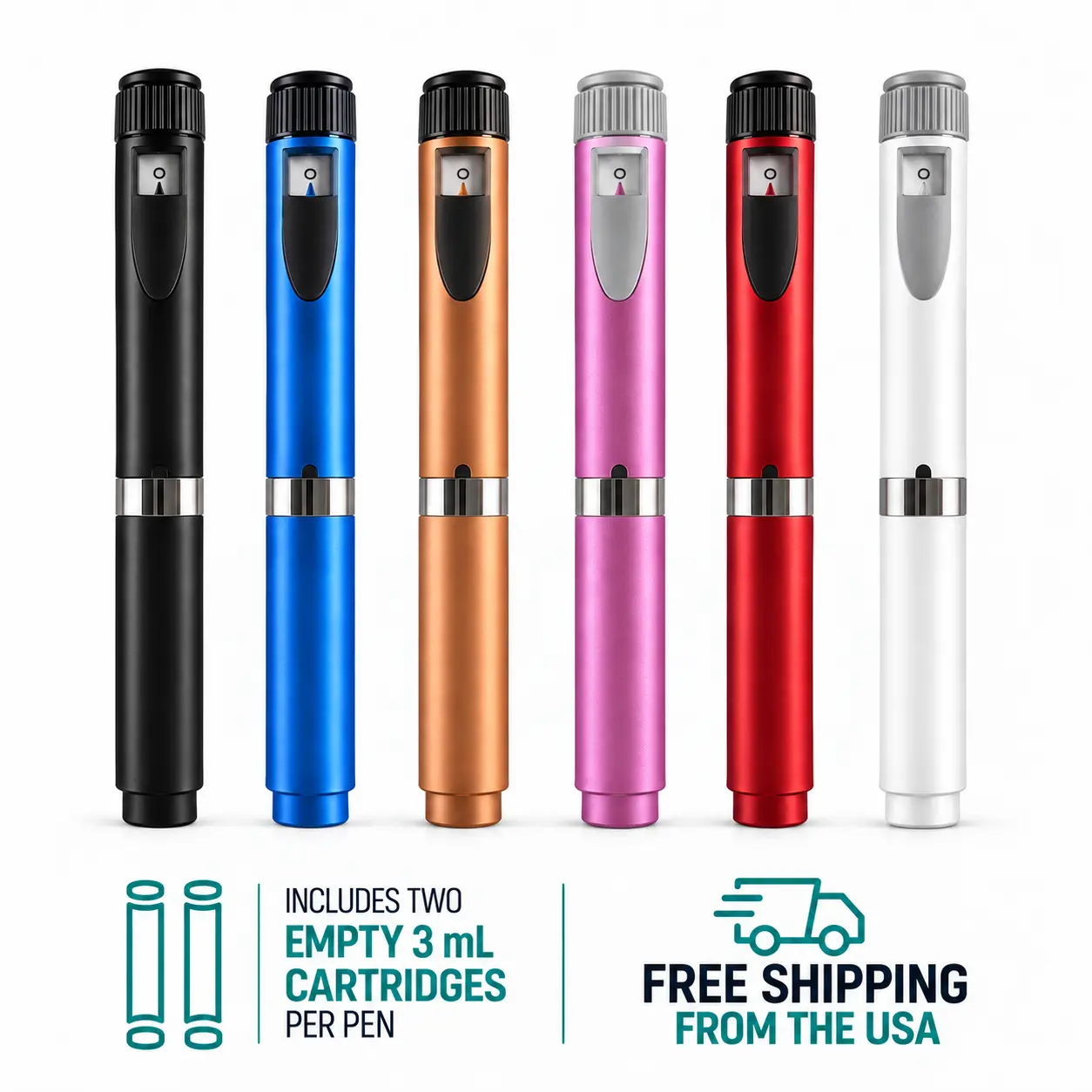 V2 Precision Dispensing Pen, Reusable Metal Stylus Pen for Phones & Tablets, Supports up to 60 Units, Reusable Metal Pen