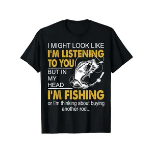 Funny Fishing Quote Graphic Tee Unisex Vintage Style Black T Shirt Casual Streetwear Soft Cotton Short Sleeve Gift For Anglers Outdoor Lake Weekend