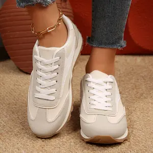 Sneakers for Women – Lightweight Lace-Up Shoes for Women with Memory Foam Insoles – Trendy Womens Shoes – Non-Slip, Comfortable Womens Sneakers