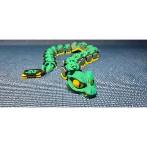3D Printed Slytherin Dragon