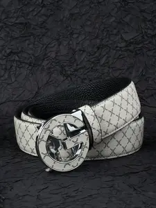 Men's Gg Pattern G Buckle Belt, Business Fashion Belt for Party, Daily Clothing Decor, Trendy All-match & Exquisite Belt for Birthday Gift
