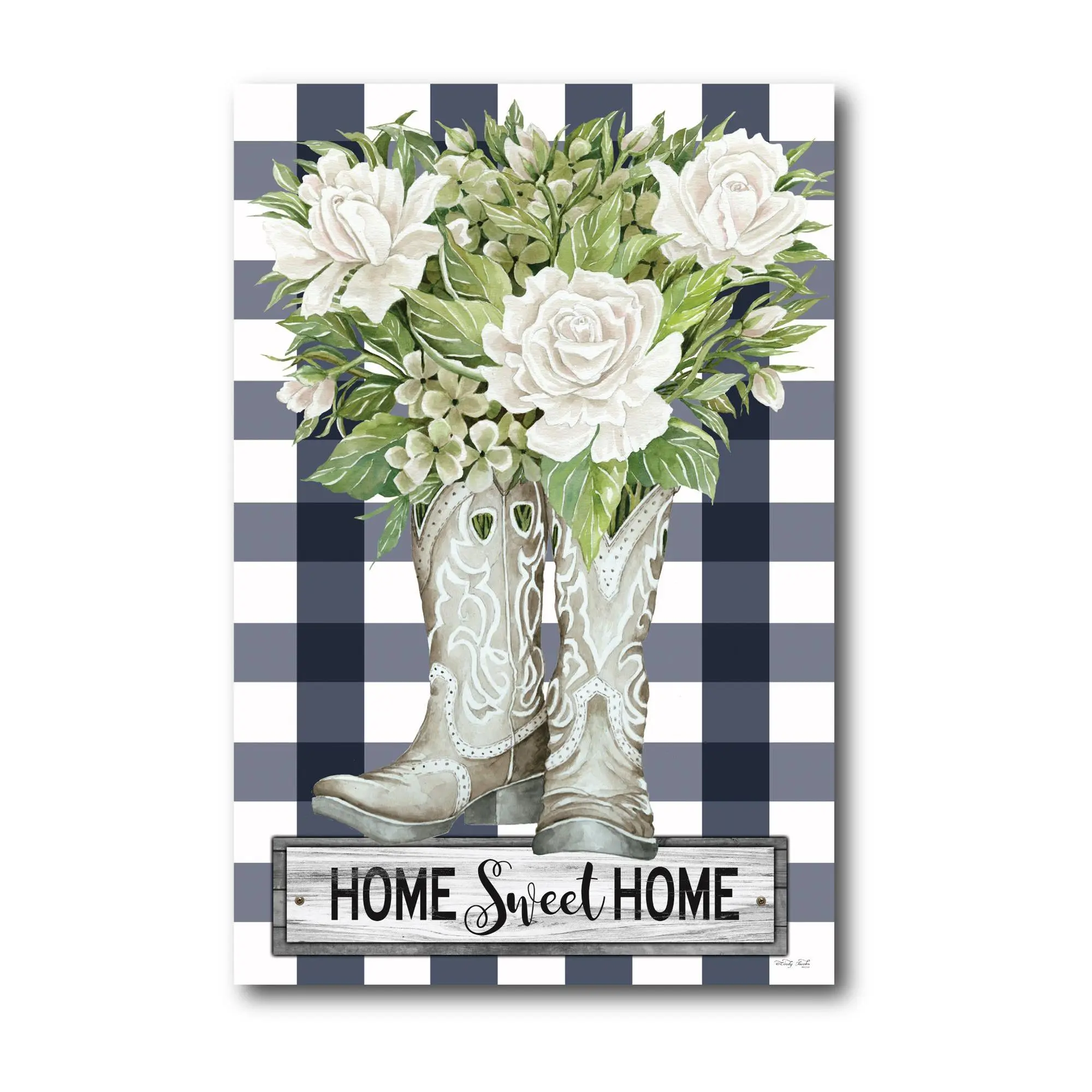 Courtside Market Home Sweet Home 12x18 Canvas Wall Art