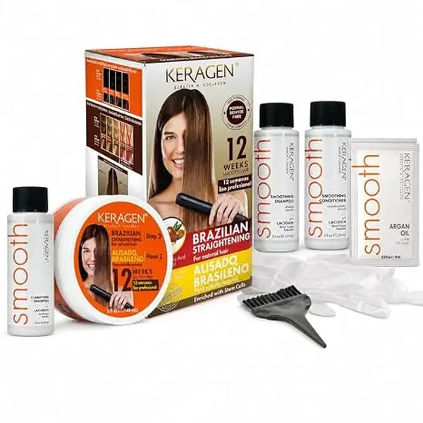 Keragen Smoothing Treatment Kit - Haircare Beauty Products for All Hair Types