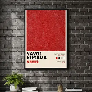 [ ART UNFRAMED - SALE UP TO 45% ] Yayoi Kusama - Tokyo 1993 Original Print Contemporary Art Poster