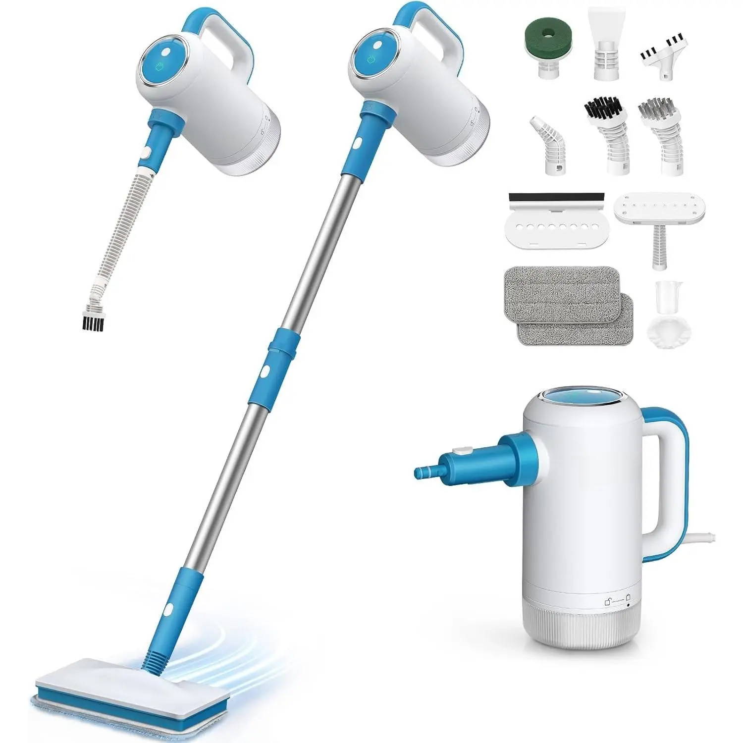 Z7 Steam Mop for Floor Cleaning, 13-in-1 Handheld Steam Cleaner for ...