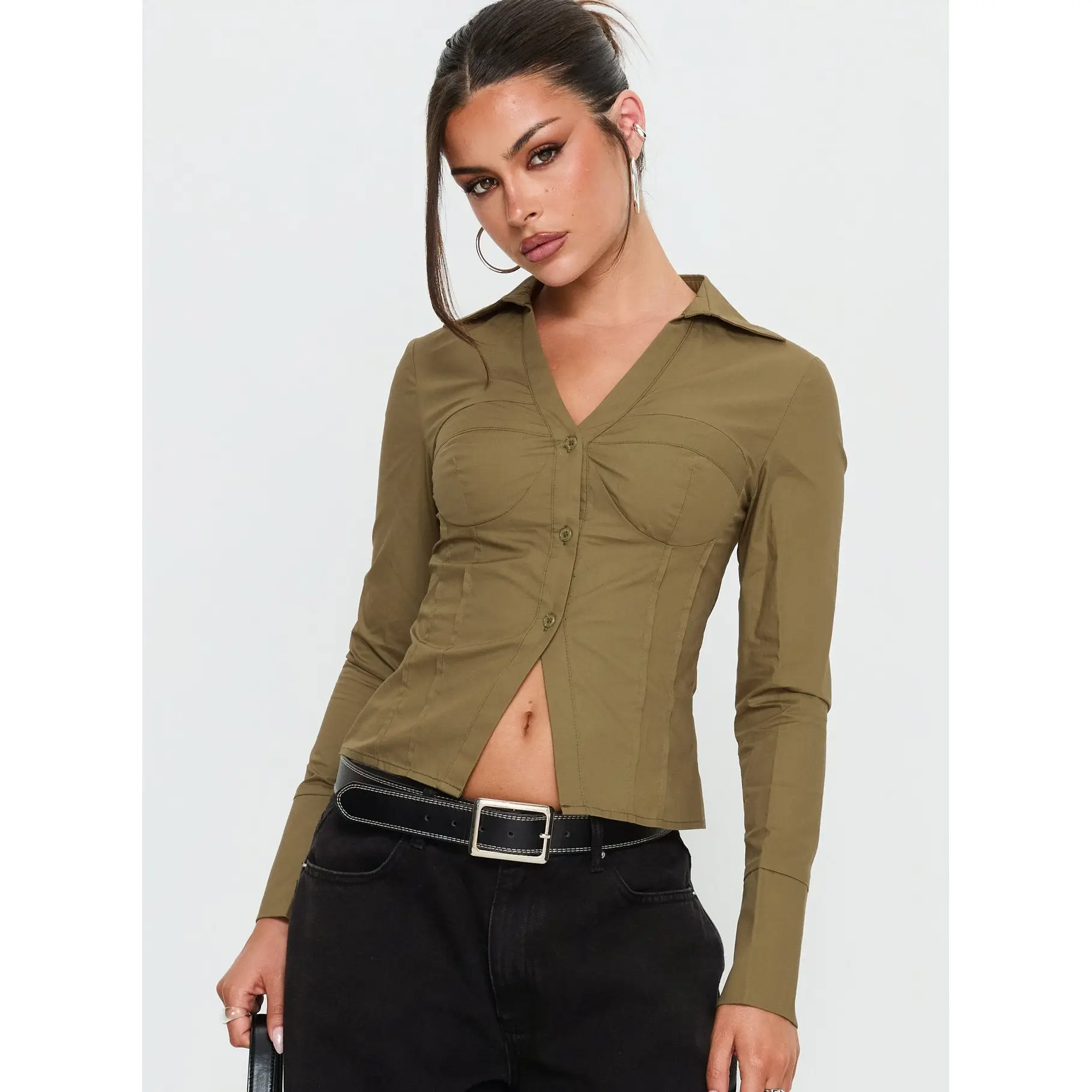 Zifa Shirt Khaki