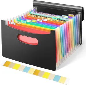 Greeting Card Organizer Expanding Storage Box – Accordion Organizer for Greeting Cards, Invitations, and Photos, Emotional Intelligence Inspired Organizational Tool