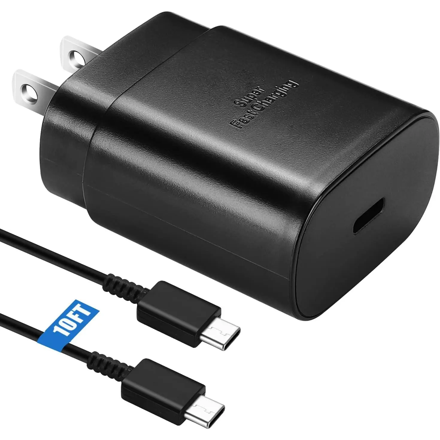 S23 S22 S24 S25 Ultra Samsung Charger Fast Charging Cord,25W Type C Super Fast Charger USB C Charger Block Android Phone Charger &10FT C Charging Cable for Galaxy S25/S24/S23/S22/S21/S20/Plus/Ultra/FE