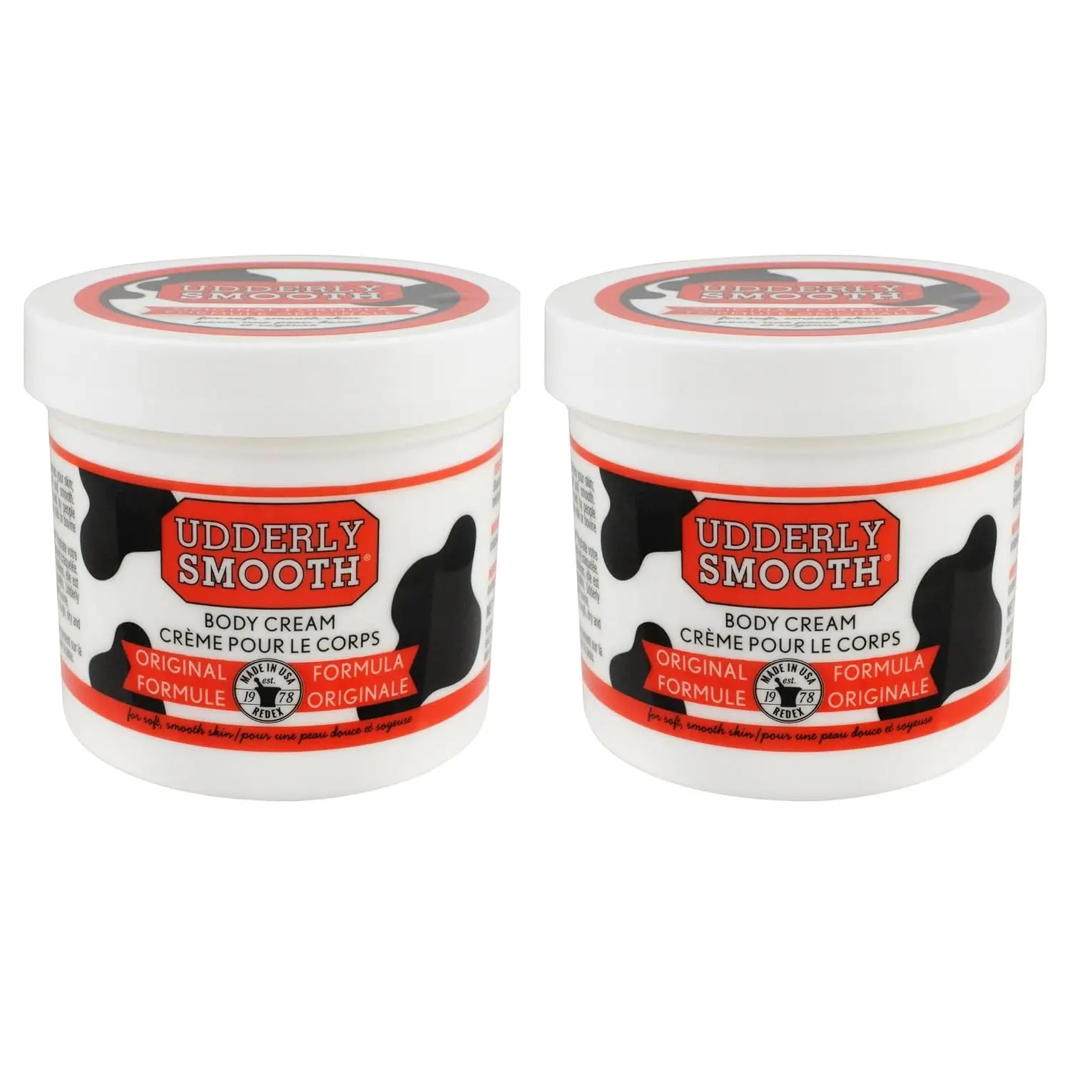 Udderly Smooth Body Cream 12 oz (Pack of 2)