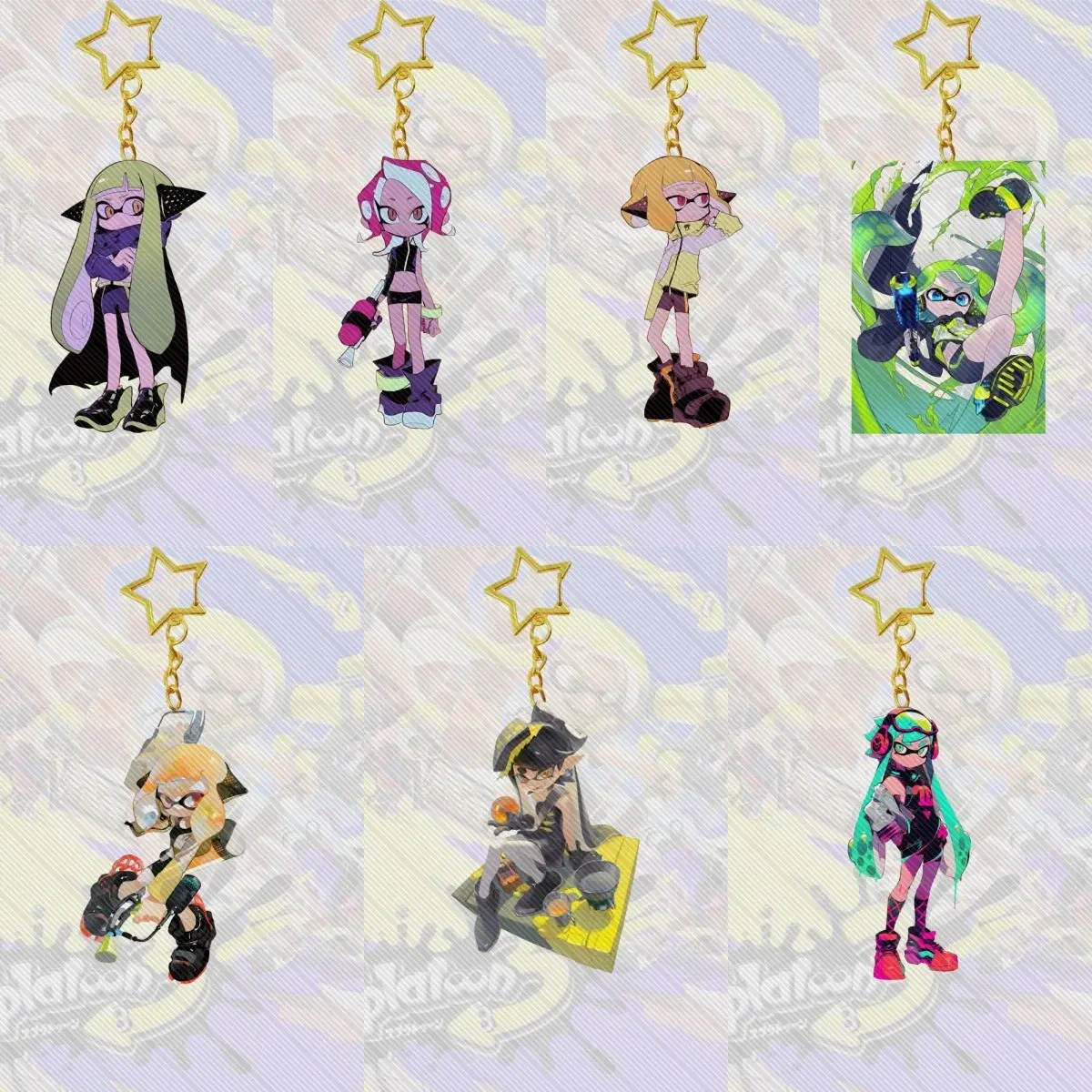 Splatoon Acrylic Keychain