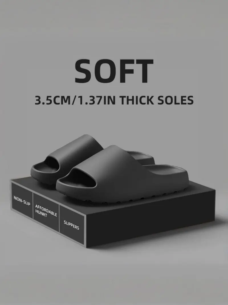 Men's Christmas Gift, Casual Outdoor Slippers, Non-Slip Eva Slides for All Seasons, Lightweight Comfort for Home & Leisure