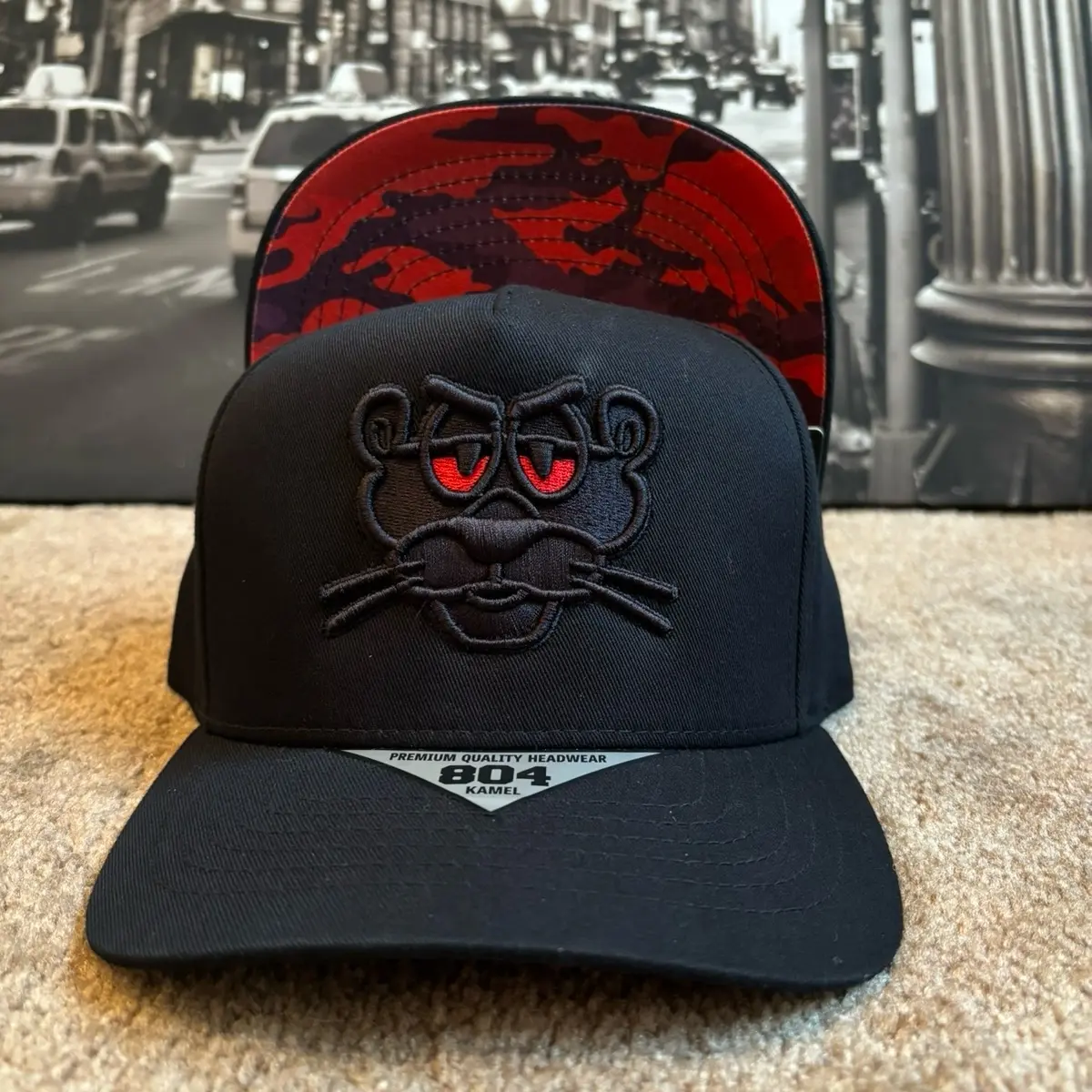 Pantera hats black red camo snapback mexico design panter Pantera hats black red camo snapback mexico design panter